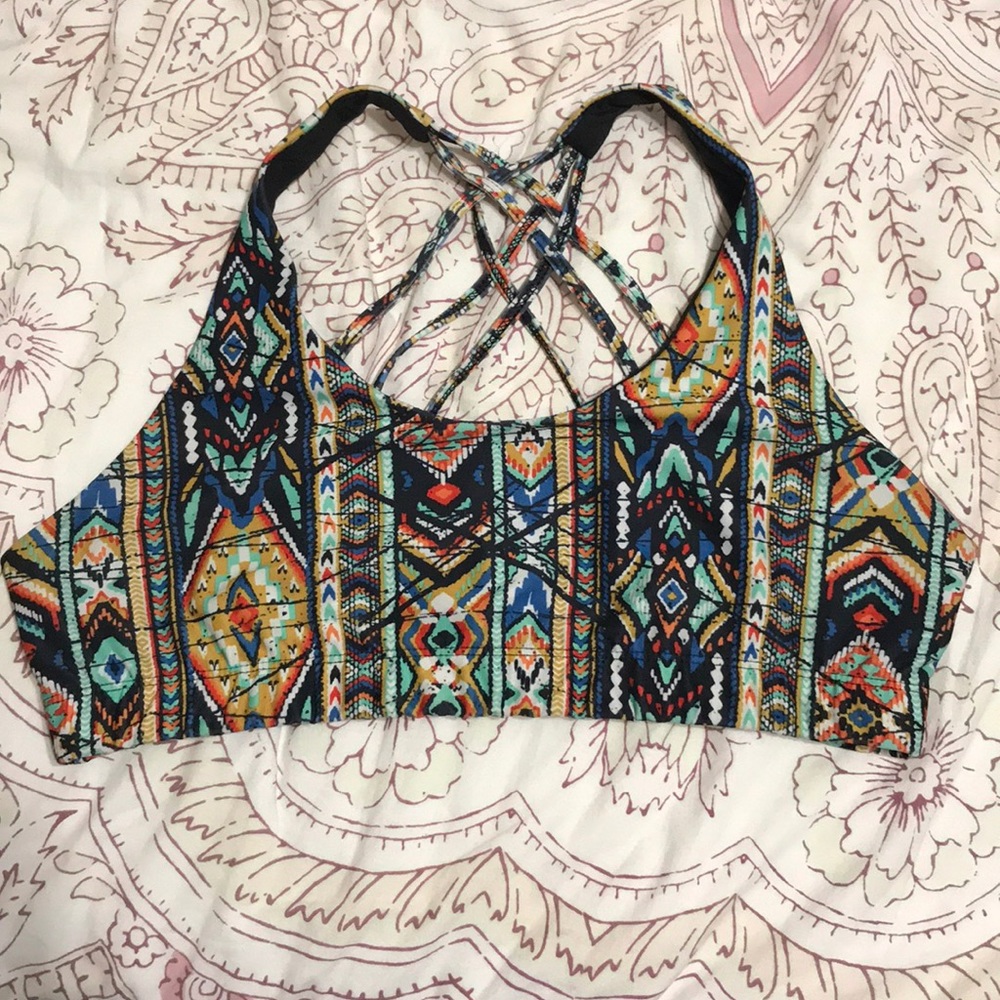 Mossimo supply company Strappy sports bra from target size large